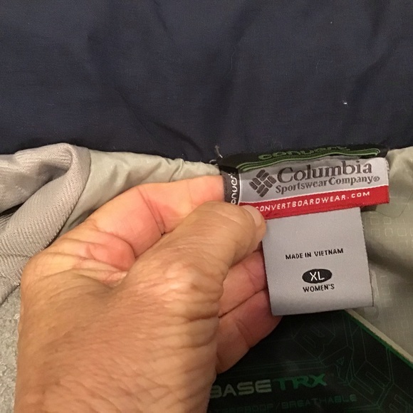 Columbia Convert Womens Women’s waterproof snowboard ski Jacket Xlarge - Picture 8 of 10